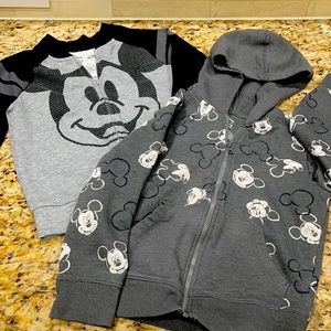2 zip up sweaters for toddler size 5T